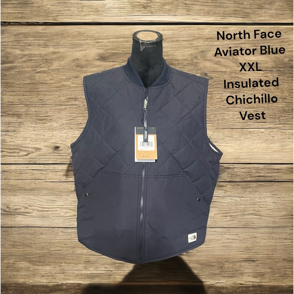 The North Face Aviator Blue Insulated Vest